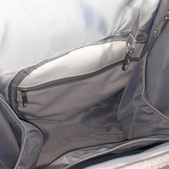 Upsimples Diaper Bag Pink Gray Backpack with‎ USB Charging Port Thermal Pockets - Picture 13 of 13